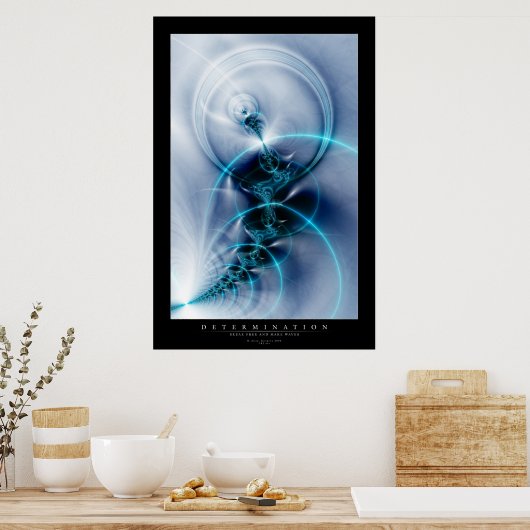 Entschlossenheit Poster (Küche)