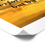 Entschlossenheit Poster (Ecke)