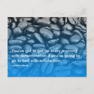 Entschlossenheit Postkarte