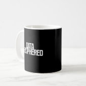 Entschlüsselte Daten | Komplexe Informationsklarhe Kaffeetasse (Vorderseite Links)