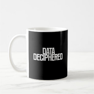 Entschlüsselte Daten Komplexe Informationsklarhe Kaffeetasse