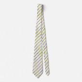 Entschlüsselte Elektrotechnik auf Weiß Krawatte (Vorderseite)