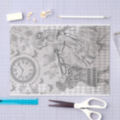 Entschlüsselung der Alice im Wunderland für Vintag Seidenpapier (Handwerk)