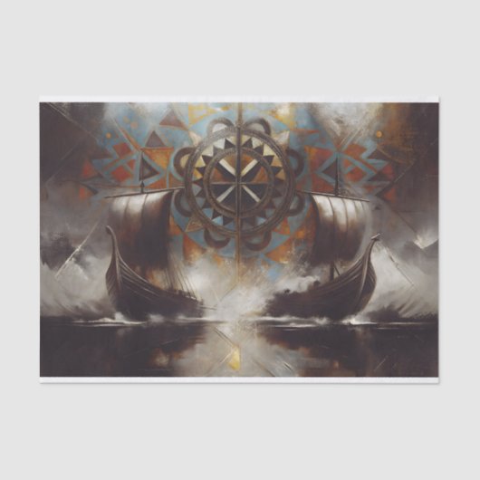 Entschlüsselung der Navigation durch den Kompass Seidenpapier (Vorderseite)