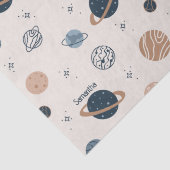 Entschlüsselung der Sonnensystemplanen Seidenpapier (Detail)