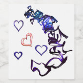 Entschlüsselung der Weinetiketten Weinetikett (Einzelnes Label)