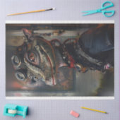 Entschlüsselung des viktorianischen Alligators Seidenpapier (Basteln)