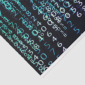 Entschlüsselung nach binärem Code für Technologie Seidenpapier (Ausschnitt)