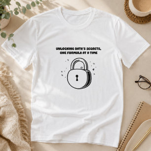 Entschlüsselung von Datengeheimnissen Formel Analy T-Shirt