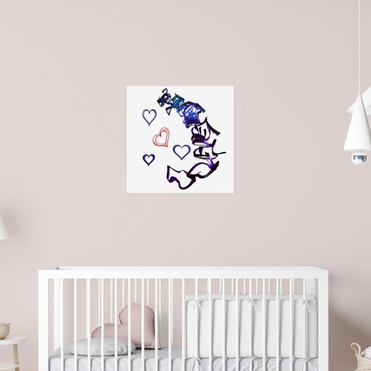 Entschlüsselung von Herzplakaten Poster (Kinderzimmer 2)