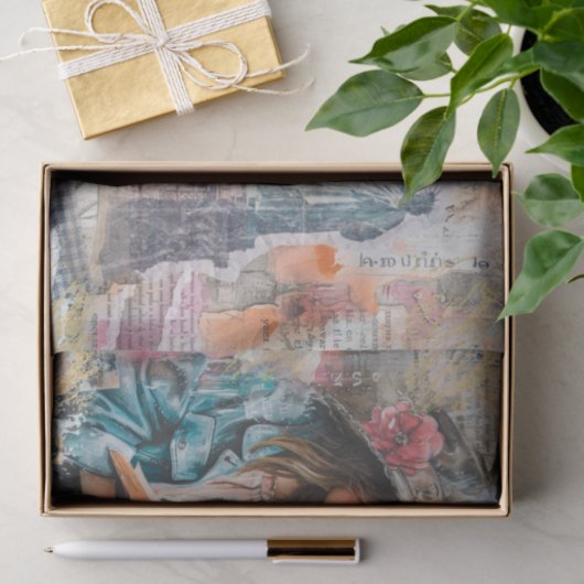 Entschlüsselungspapier für Girl-Lesegeräte Seidenpapier (Geschenk)