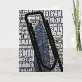 Entschuldige, dass du die Wörterbuchkarte verlasst Karte