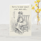 Entschuldige, dass du von deinem Mann kalt hörst Karte (Gelbe Blume)