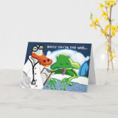 Entschuldige, dass es dir nicht gut geht... karte (Gelbe Blume)