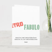 Entschuldige, dass es spät ist...ich war erschöpft karte (Rückseite)