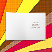 Entschuldige, dass ich aus der Touch gekommen bin  Karte