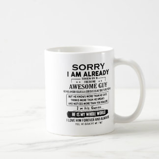 Entschuldige, dass ich bereits von einem Phantasti Kaffeetasse