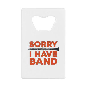 Entschuldige, dass ich eine Band habe Geldbeutel Flaschenöffner