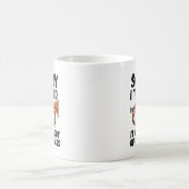 Entschuldige, dass ich es aus meiner Brasse geworf Kaffeetasse (Mittel)
