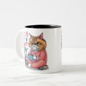 Entschuldige, dass ich heute ein bisschen moody bi zweifarbige tasse (Vorderseite Links)