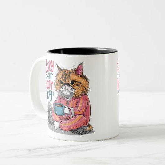 Entschuldige, dass ich heute ein bisschen moody bi zweifarbige tasse (Vorderseite Links)