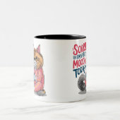 Entschuldige, dass ich heute ein bisschen moody bi zweifarbige tasse (Mittel)