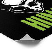 Entschuldige, dass ich kein menschliches Weiß-Alie Poster (Ecke)