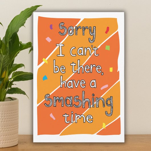 Entschuldige, dass ich keine Karte mit Entschuldig