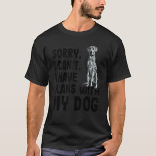 Entschuldige, dass ich keine Pläne mit meinem blau T-Shirt