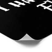 Entschuldige, dass ich meinen Flamingo-Vogel nicht Poster (Ecke)