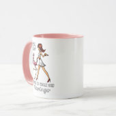 Entschuldige, dass ich meinen Flamingo-Vogel nicht Tasse (Vorderseite Links)