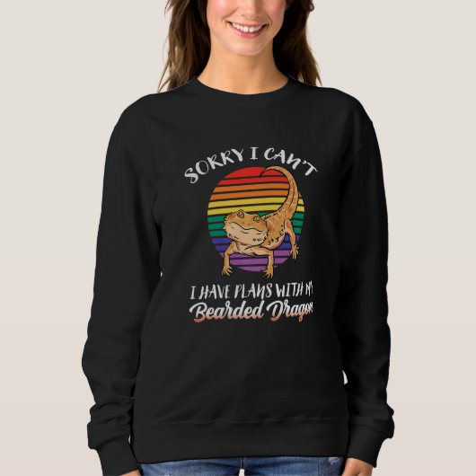 Entschuldige, dass ich mit meinem bärtigen Drachen Sweatshirt (Vorderseite)