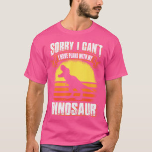 Entschuldige, dass ich mit meinem Dinosaurier Trex T-Shirt