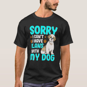 Entschuldige, dass ich mit meinem Hund-Mops-Welpe  T-Shirt