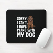 Entschuldige, dass ich mit meinem Neufundland-Hund Mousepad (Mit Mouse)