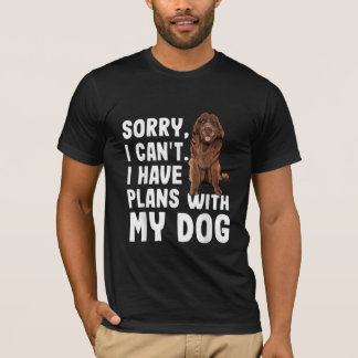 Entschuldige, dass ich mit meinem Neufundland-Hund T-Shirt