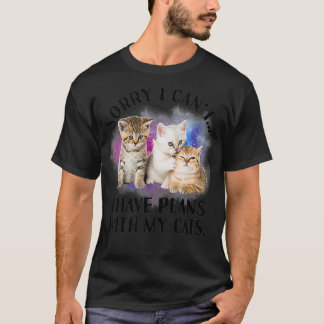 Entschuldige, dass ich mit meiner Katze I Liebe ke T-Shirt
