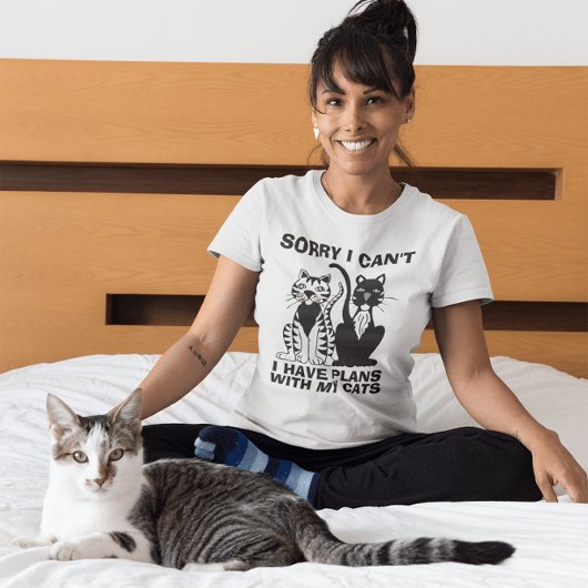Entschuldige, dass ich mit meiner Katze, T - Shirt