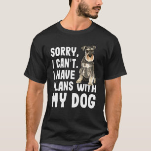 Entschuldige, dass ich mit meiner Miniatur Schnau T-Shirt