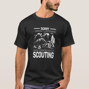 Entschuldige, dass ich nicht Camping-Junge-Wander- T-Shirt