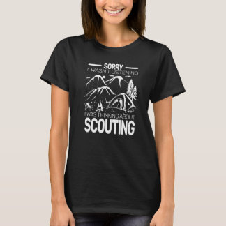 Entschuldige, dass ich nicht Camping-Junge-Wander- T-Shirt