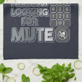 Entschuldige, dass ich nicht Gemein war, deine Tas Geschirrtuch (Gefaltet)