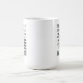 Entschuldige, dass ich nicht Gemein war, deine Tas Kaffeetasse (Mittel)