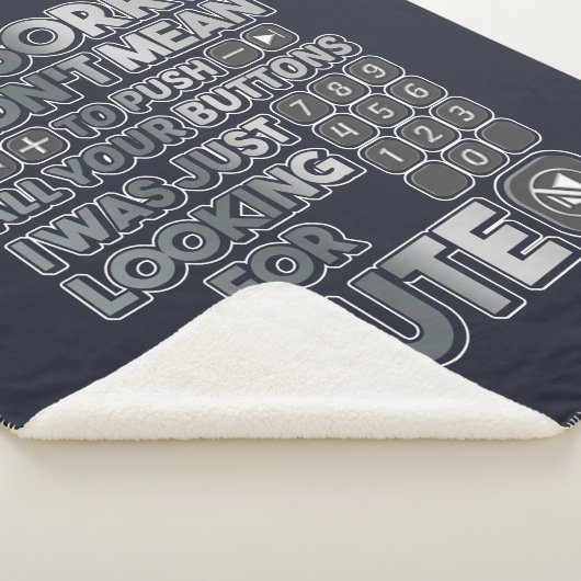 Entschuldige, dass ich nicht Gemein war, deine Tas Sherpadecke (3/4)