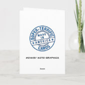 Entschuldige, dass ich nicht geschrieben habe karte (Rückseite)