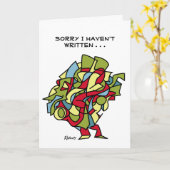 Entschuldige, dass ich nicht geschrieben habe karte (Gelbe Blume)