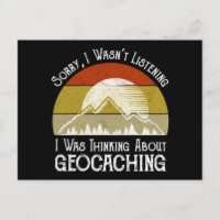 Entschuldige, dass ich nicht über Geocaching nachd