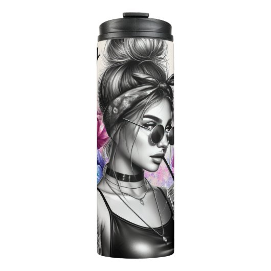 Entschuldige, dass ich nur Feral bin Thermosbecher (Vorderseite)