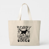 Entschuldige, dass ich Pläne mit meinem Dozent hab Jumbo Stoffbeutel (Rückseite)