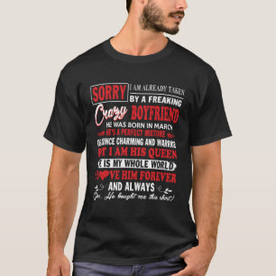 Entschuldige, dass ich schon von einem frechen ver T-Shirt